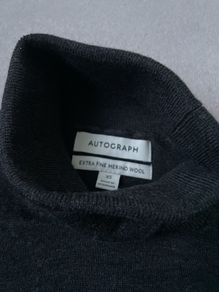 Marks and Spencer's charcoal grey jumper Merino wool