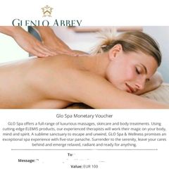 100euro Voucher for Glenlo Abbey Spa