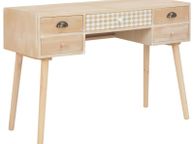 main image for ad Desk with 5 Drawers 114x40x75.5 cm Solid Pinewood