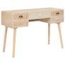 Desk with 5 Drawers 114x40x75.5 cm Solid Pinewood Image 2