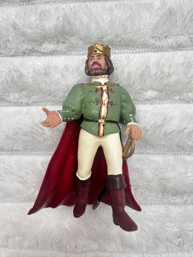 Vintage 2002 Papo Figurine Medieval Royal King Collectible Figure approx. 9 cm. Used Please see photos