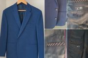 Paul Costelloe Living Mens Royal Blue Blazer - Regular Fit