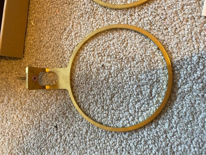 Brass Wall Plant Hanger - 2 different sizes Priced Individually