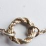 Vintage 925 Sterling Silver Bracelet with Twisted Circle Charm Image 3