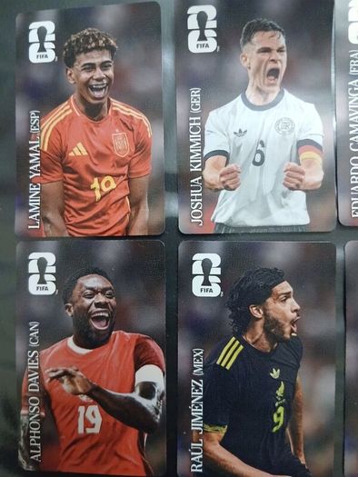 Full set of 12 coke panini stickers