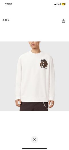 ALL SAINTS Reticulate Sweatshirt