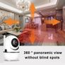 Smart WiFi Security Camera 360Pan/Tilt, Baby & Pet Monitor with Night Vision, Motion Detection, Two-Way Audio, Cloud Storage, Mobile Alerts, Remote Viewing Indoor Image 5