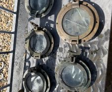 brass portholes