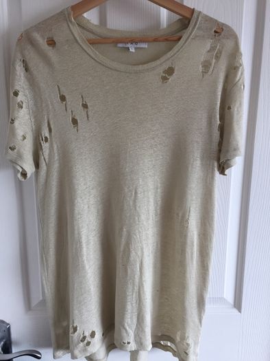 100% Linen Tee shirt by IRO Size 10