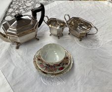 Art Deco Silverplate 3 PieceTea Set