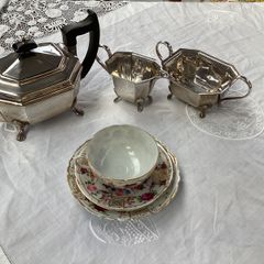 Art Deco Silverplate 3 PieceTea Set