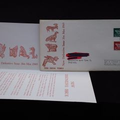 Ireland Stamps : New Definitive Issue , The Irish Times , First Day Cover - 1969