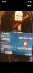 electric guitar lead cable
