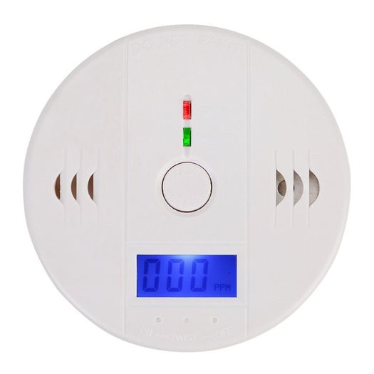 LCD CO Carbon Monoxide Poisoning Gas Warning Sensor Alarm Detector Home Safety