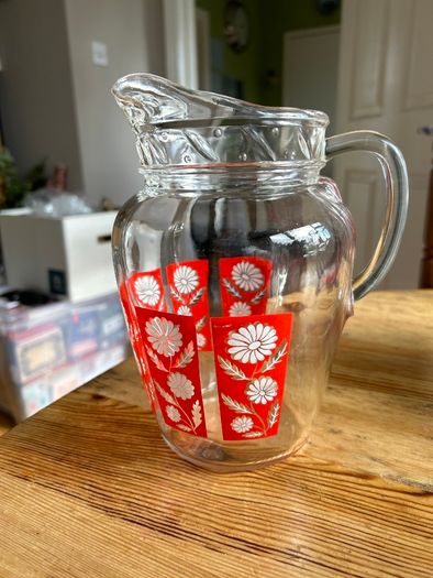 Vintage Style Glass Jug