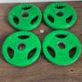 set of 4x5kilo coloured olympic plates Image 3
