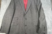 M&amp;S Marks And Spencer Luxury Moon Wool Herringbone Blazer Jacket - Size 48