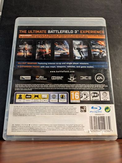Battlefield 3 Premium Ed. - PS3 complete in box