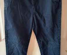 Dunnes navy chinos. 28"