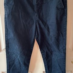 Dunnes navy chinos. 28"