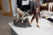 Neca Frodo and Gollum Lotr 1/4 scale figures
