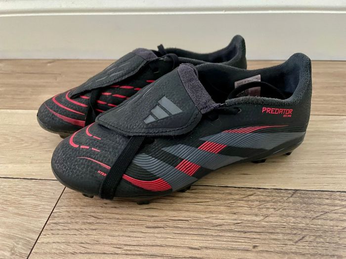 Predator League Fold-Over Tongue Childrens Firm Ground Football Boots