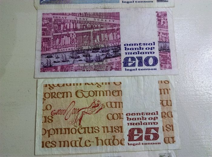 Ireland  B Series Banknote Set