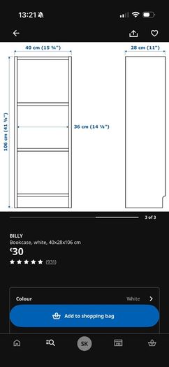 IKEA Billy Bookcase