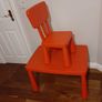 Ikea table and chair Image 2