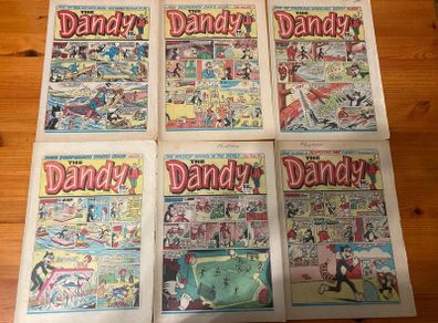 Comics: 'The Dandy' 1983,1985,1986 and 1987 (38 comics)