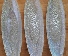 Glass serving dishes set of 3