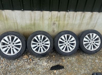 16" citreon alloys with new tyres