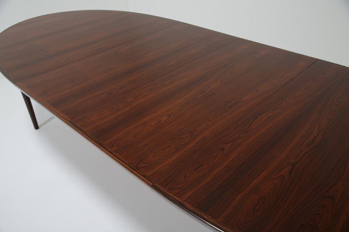 Vintage Rosewood Extending 10 Seater Dining Table Model 212 by Arne Vodder, 1960s