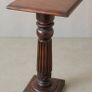 QUICK SALE! Solid Mahogany Pedestal Lamp Table Image 2