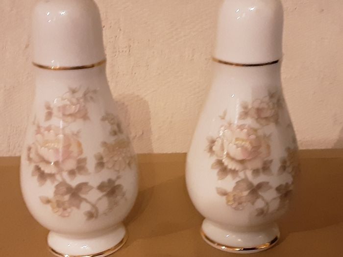 two irish made sifters, ( salt & pepper)