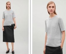 Cos metallic t shirt