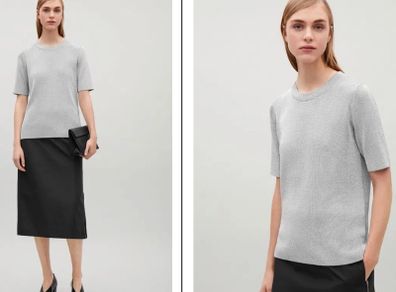 Cos metallic t shirt