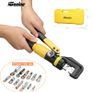 YQK-70 6T Hydraulic Crimping Tool Kit w/ 8 Dies+Carry Case for Wire Lug Cable 4-70mm Image 3