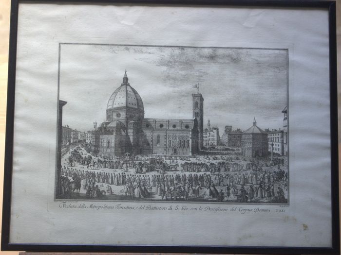 Giuseppe Zocchi Antique Engraving