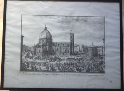 Giuseppe Zocchi Antique Engraving