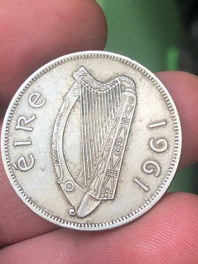 Irish 1961 Halfcrown Nice grade