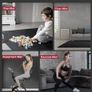 Large Exercise Mat, 183x122cm/ 213x152cmx8mm, Non-Slip, Ultra Durable, Large Yoga Mat for Home Gym, Fitness, Yoga, Pilates, Stretching, Push-ups, Gymnastics Image 3