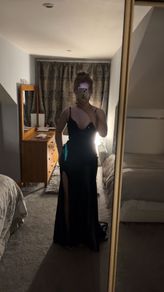 Floor length ball gown