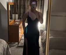 Floor length ball gown