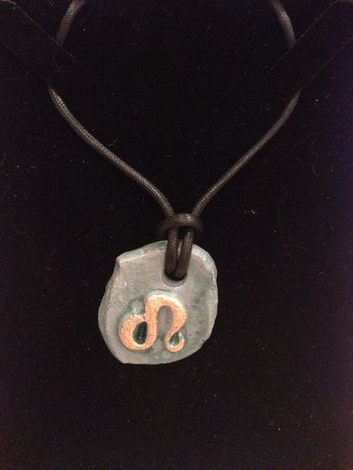 Zodiac Sun Stone Necklace - Leo