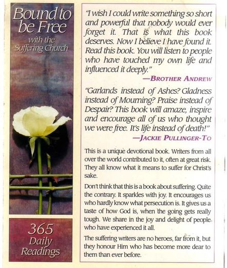 Bound To Be Free With The Suffering Church - 365 Daily Readings