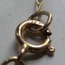 9ct Gold Graduated Peridot Pendant Necklace. 16 inch Chain Hallmarked 375 Image 10