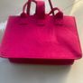 Girl's Pink Fabric Felt Tote Bag Image 4