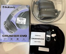 Skullcandy Crusher Evo Wireless Headphones | Grey | Original | Complete in Box