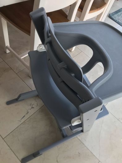 Stokke Tripp Trapp Grey tray, harness and full set baby high chair